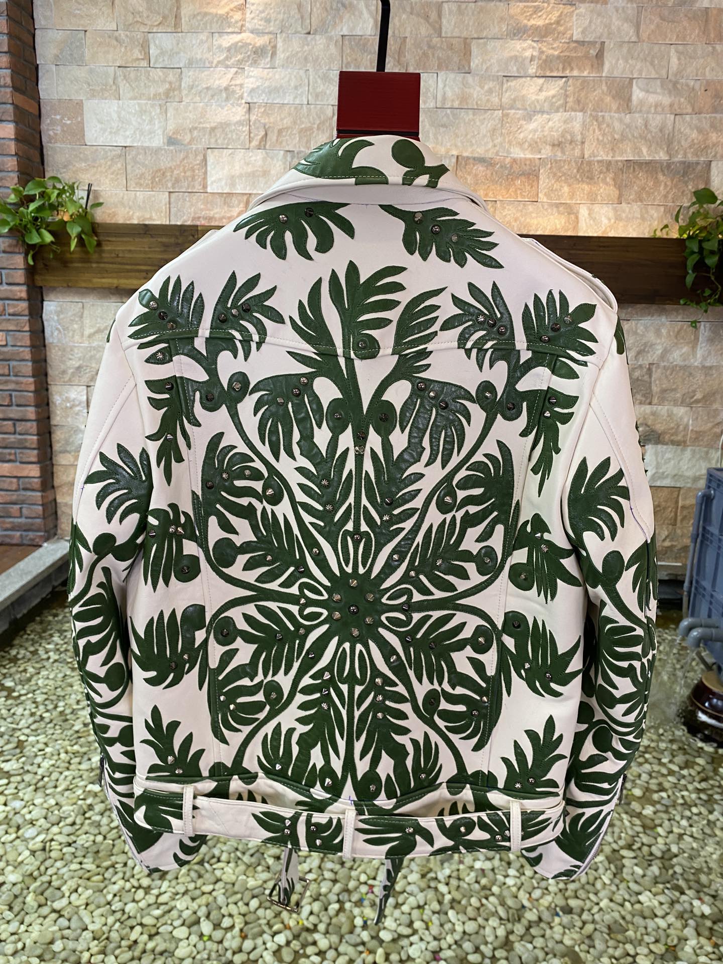 GUCCI Мужская кожаная куртка GUCCI Мужская кожаная куртка