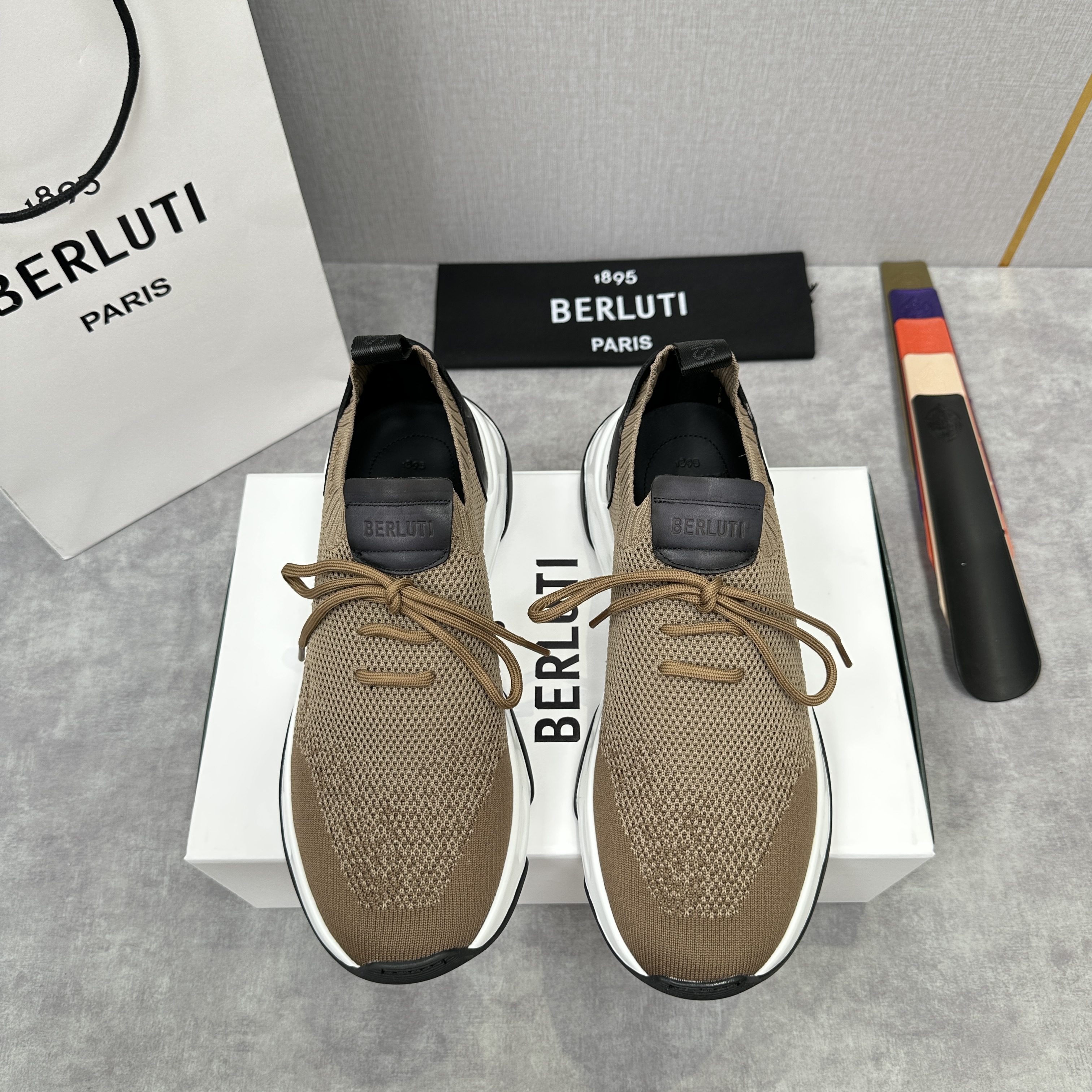 BERLUTI Мужские кроссовки Shadow BERLUTI Мужские кроссовки Shadow