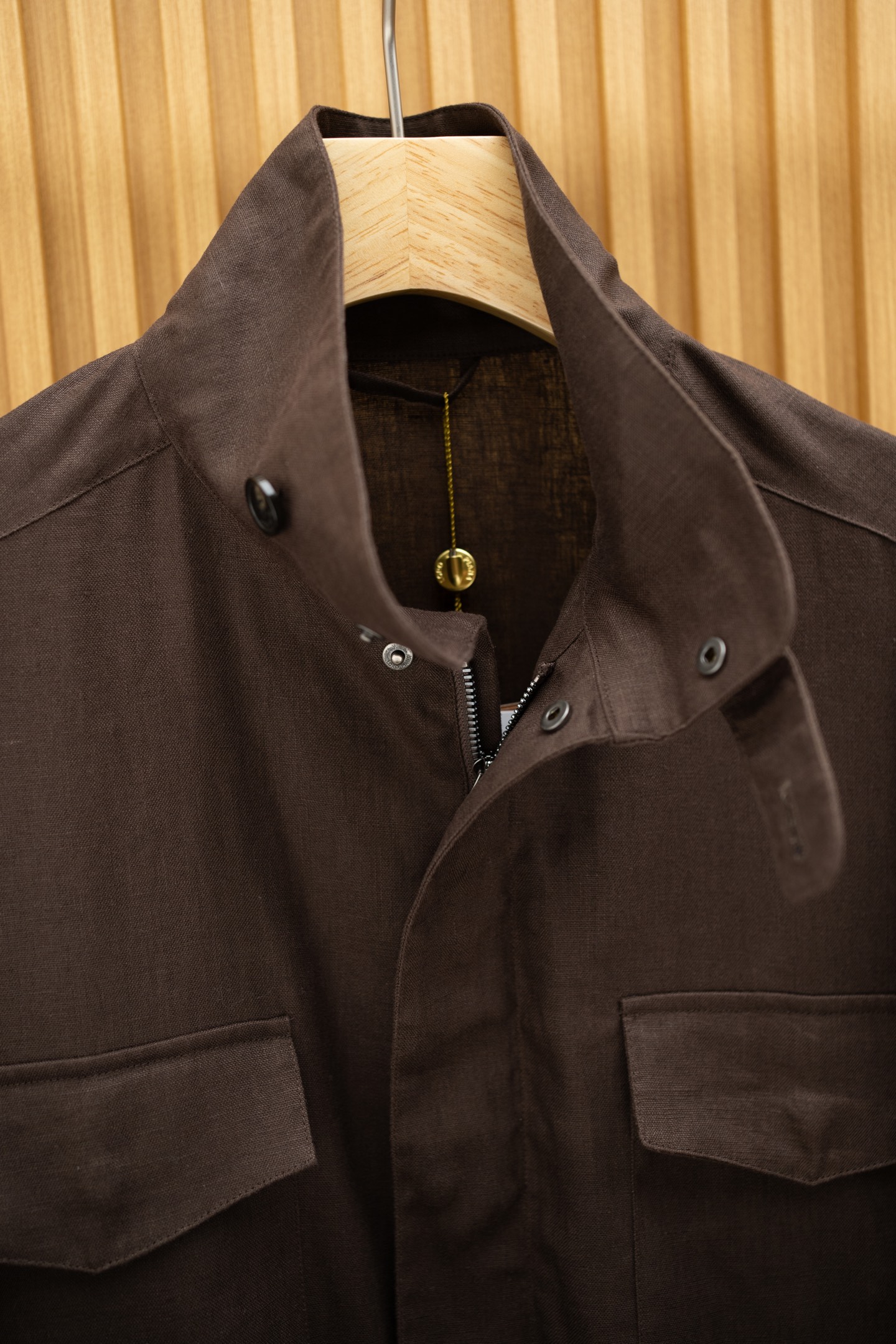 LORO PIANA Мужская куртка лён