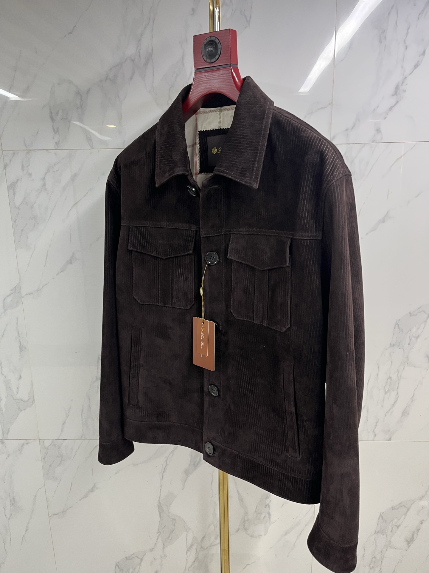 LORO PIANA Мужская куртка из замши LORO PIANA Мужская куртка из замши