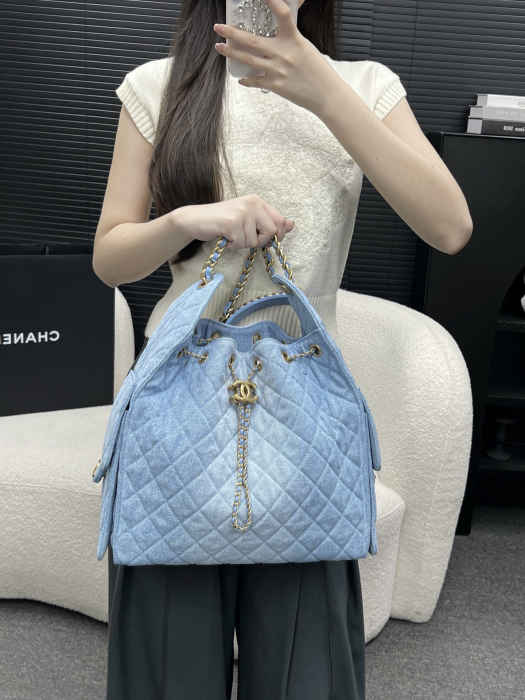 CHANEL Женская Cумка Hobo 25S деним 