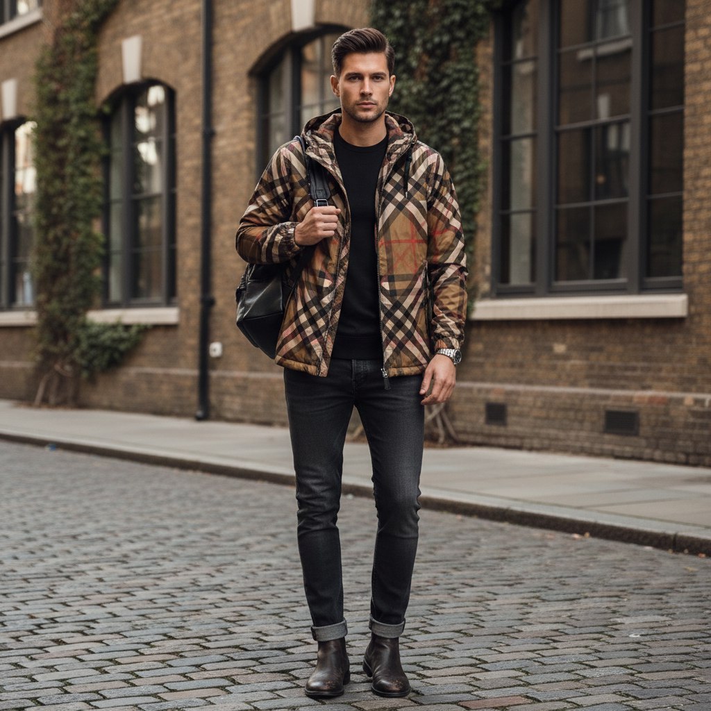 BURBERRY Мужская ветровка BURBERRY Мужская ветровка