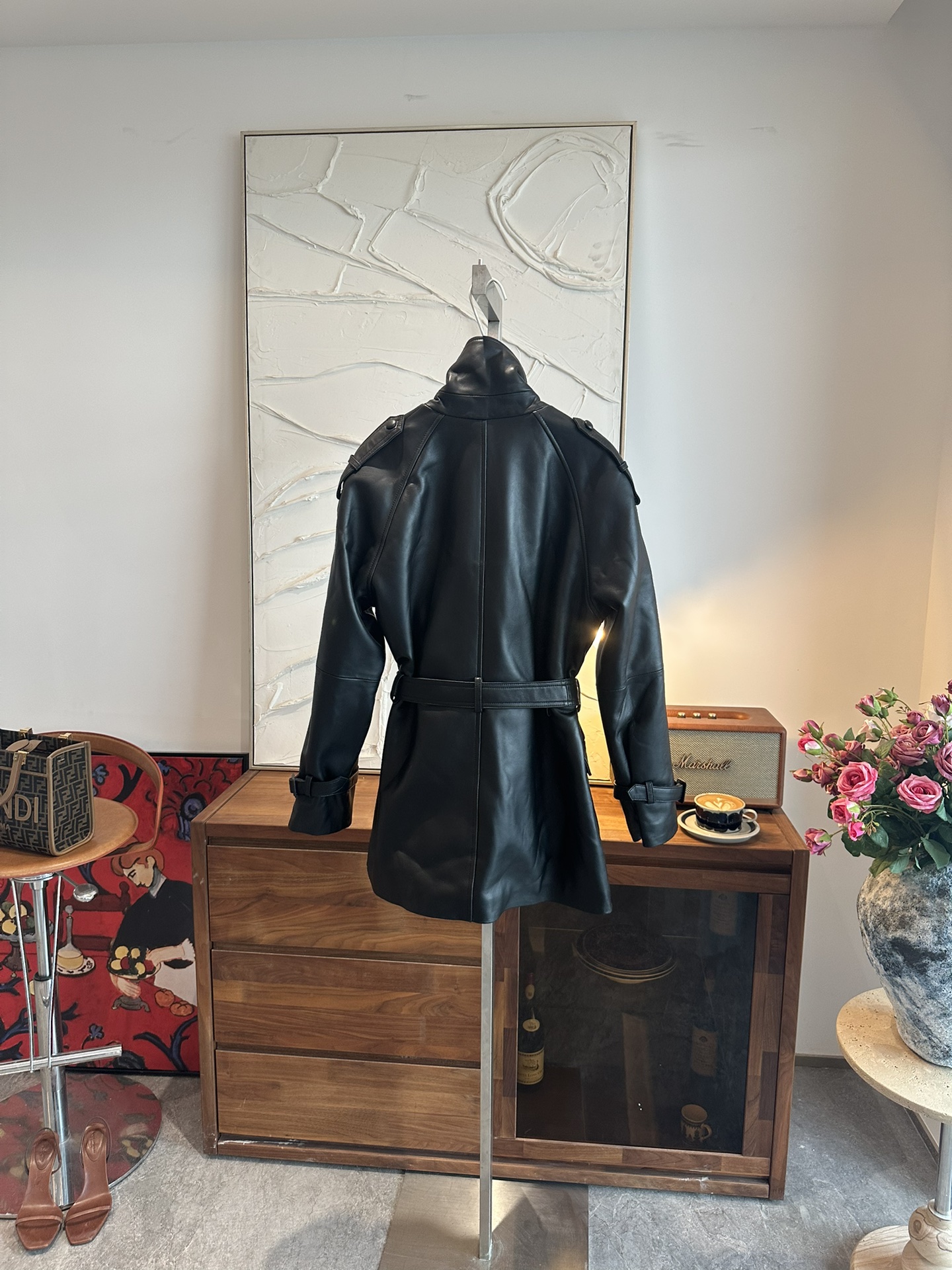 SAINT LAURENT Женская кожаная куртка SAINT LAURENT Женская кожаная куртка