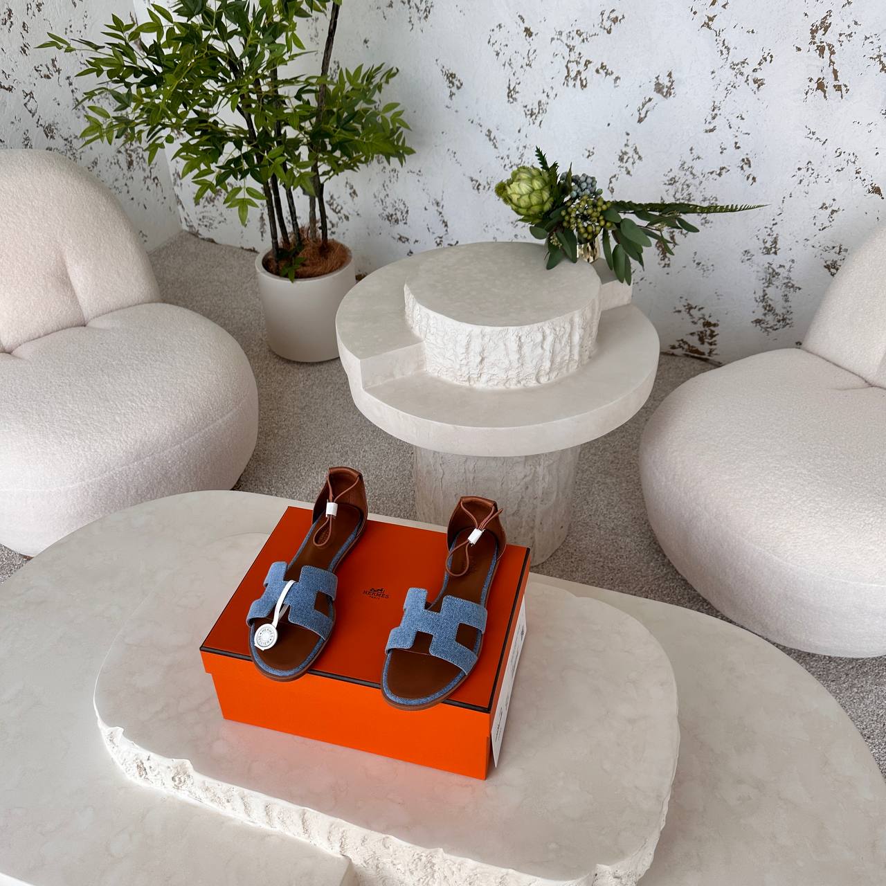 HERMES Женские сандалии Santorini HERMES Женские сандалии Santorini