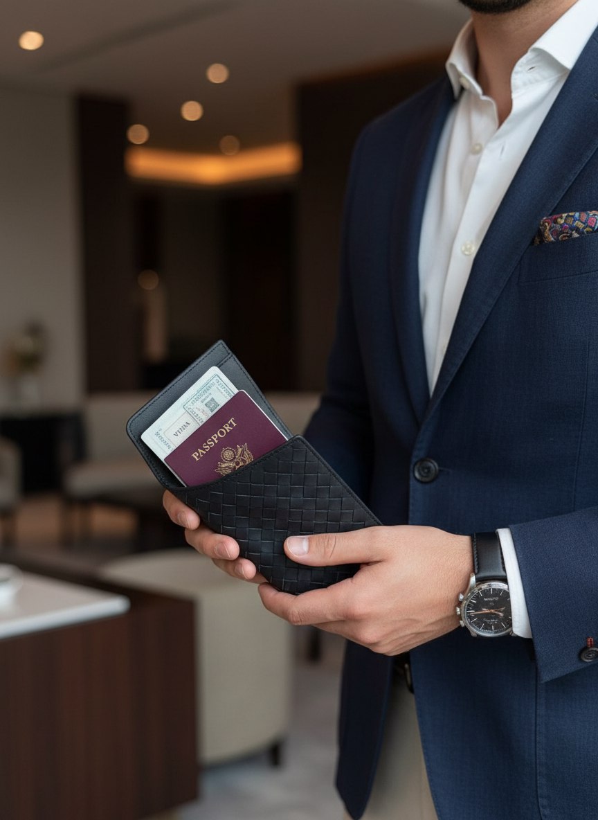 BOTTEGA VENETA Обложка на паспорт с плетением intrecciato BOTTEGA VENETA Обложка на паспорт с плетением intrecciato