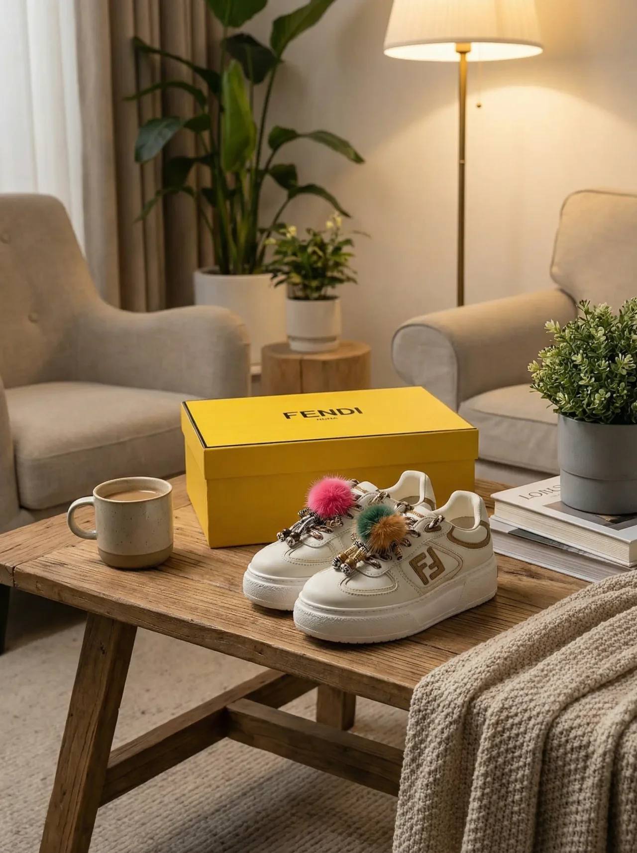 FENDI Женские кроссовки Match FENDI Женские кроссовки Match