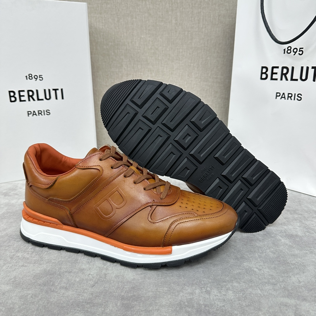 BERLUTI Мужские кроссовки Fast Track