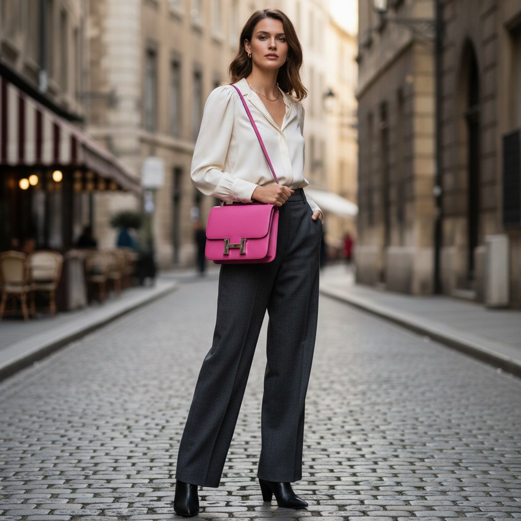 HERMES Женская сумка Constance 24 см E5 Epsom HERMES Женская сумка Constance 24 см E5 Epsom