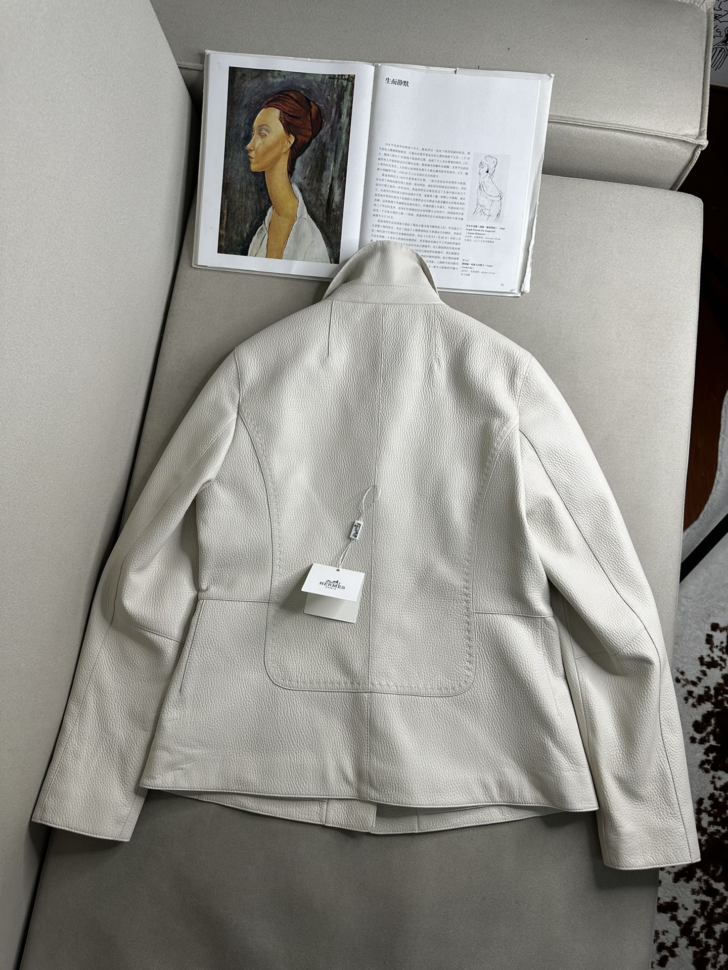 HERMES Женский кожаный жакет HERMES Женский кожаный жакет