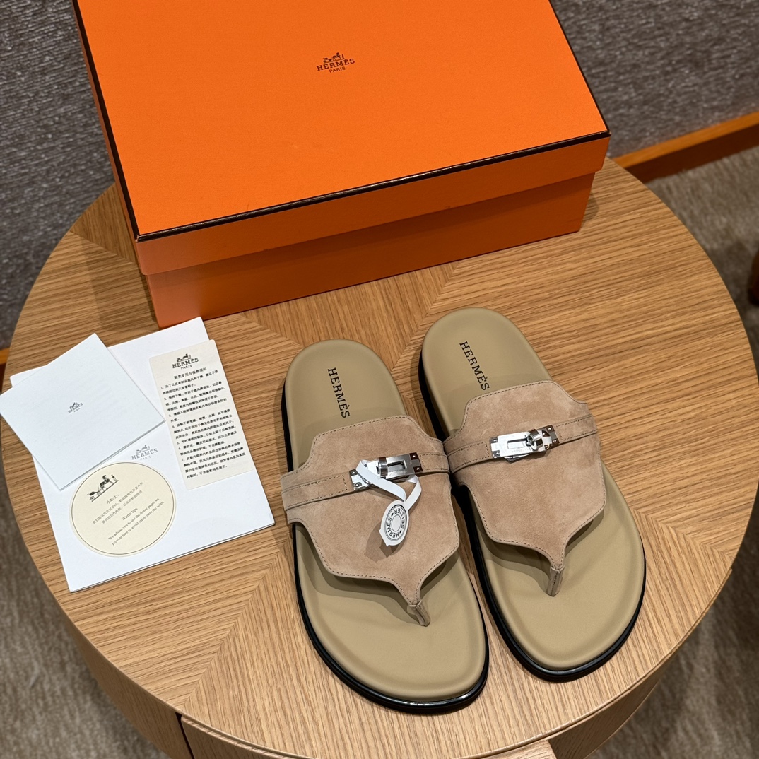 HERMES Женские сандалии Empire из замши HERMES Женские сандалии Empire из замши