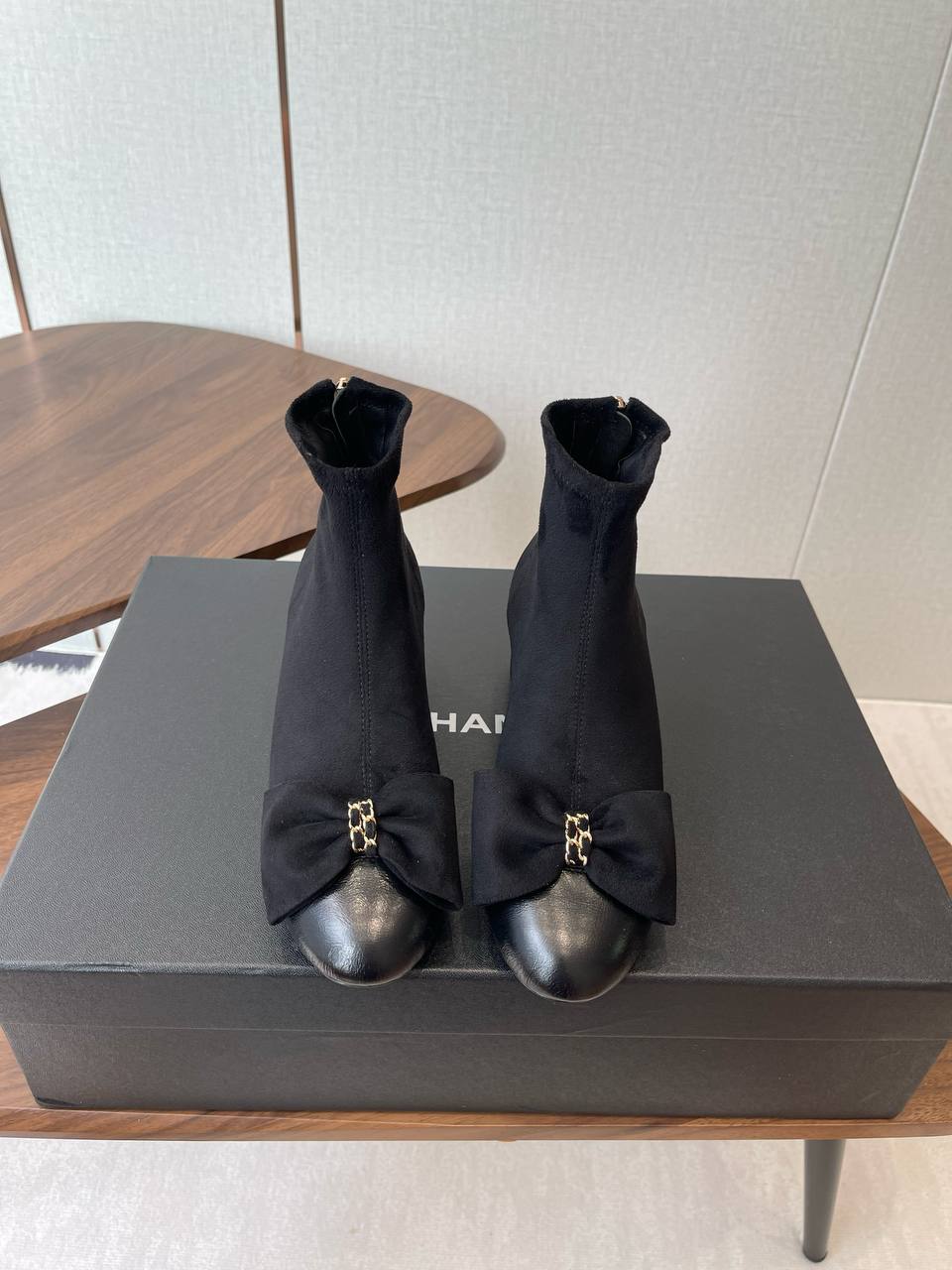 CHANEL Женские ботильоны из овчины 