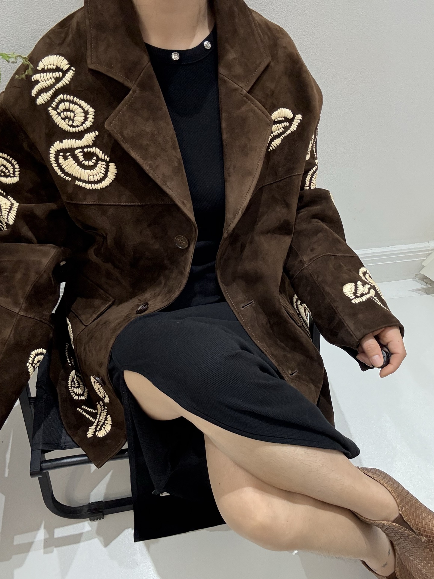 LORO PIANA Женская куртка из замши LORO PIANA Женская куртка из замши