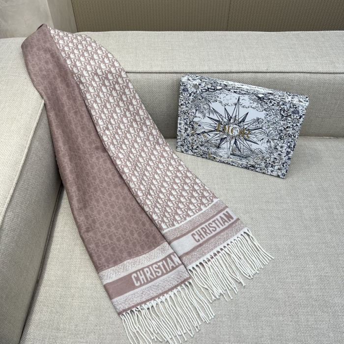 CHRISTIAN DIOR Женский шарф из кашемира