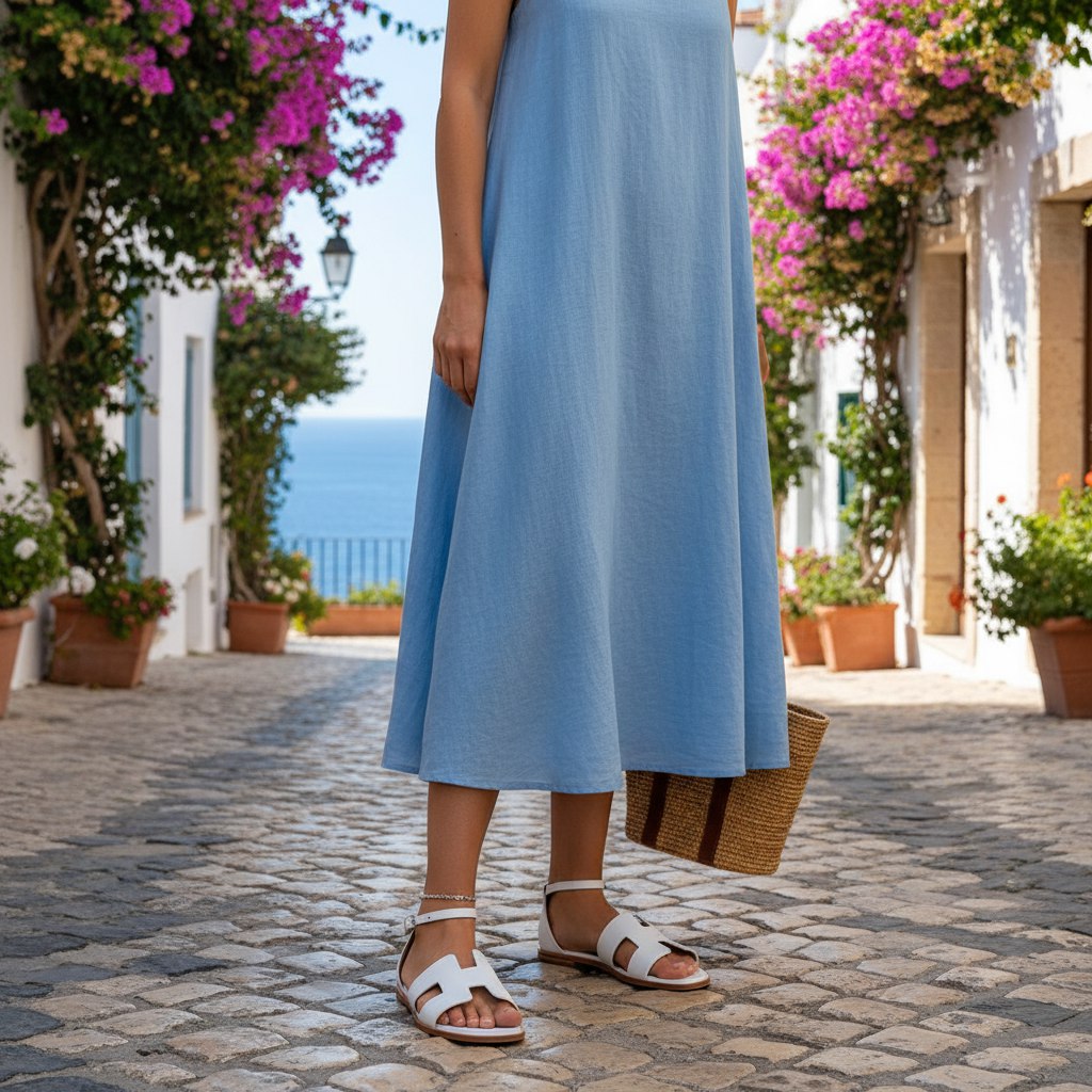 HERMES Женские сандалии Santorini HERMES Женские сандалии Santorini