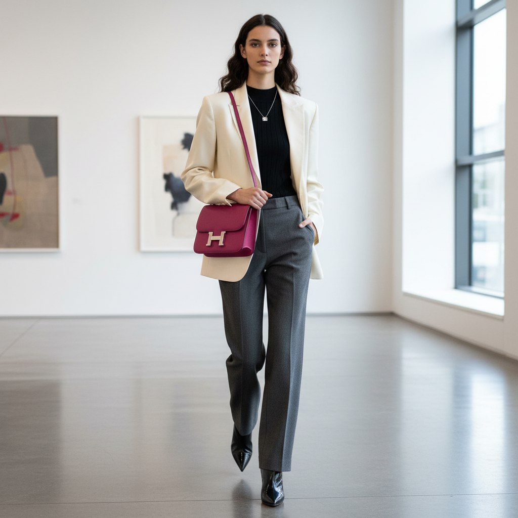 HERMES Женская сумка Constance 19 см L3 Epsom HERMES Женская сумка Constance 19 см L3 Epsom