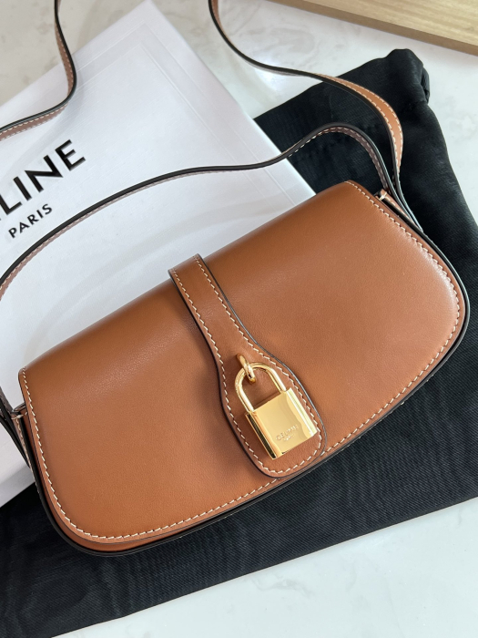  CELINE Женский клатч на ремешке TABOU из кожи
