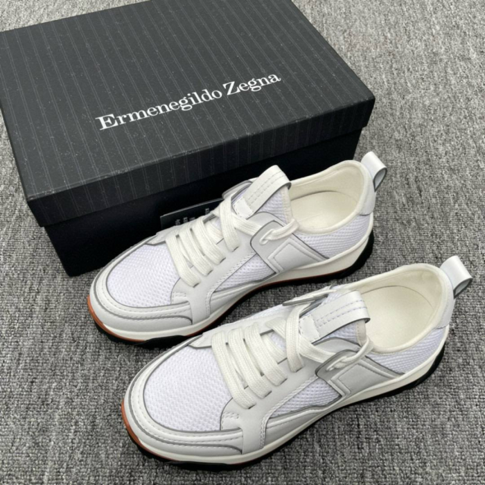 ERMENEGILDO ZEGNA Мужские кроссовки из телячьей кожи