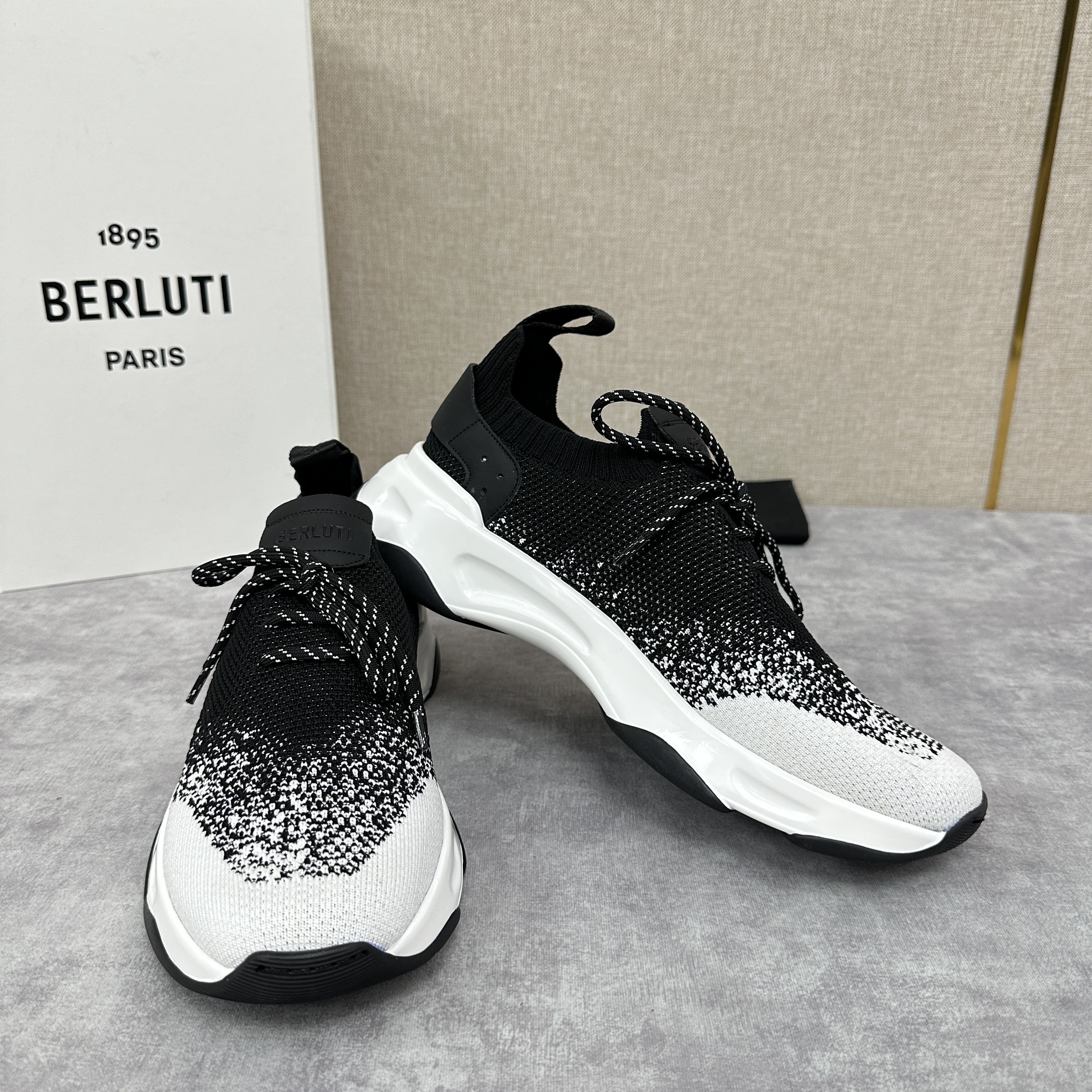 BERLUTI Мужские кроссовки Shadow