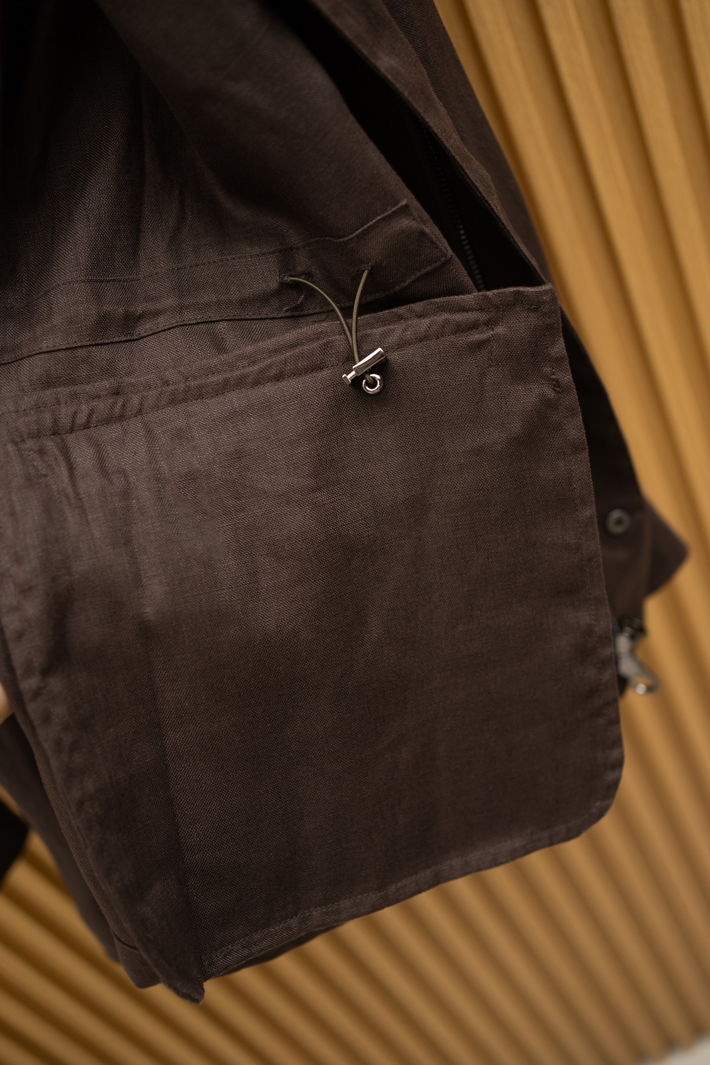 LORO PIANA Мужская куртка лён