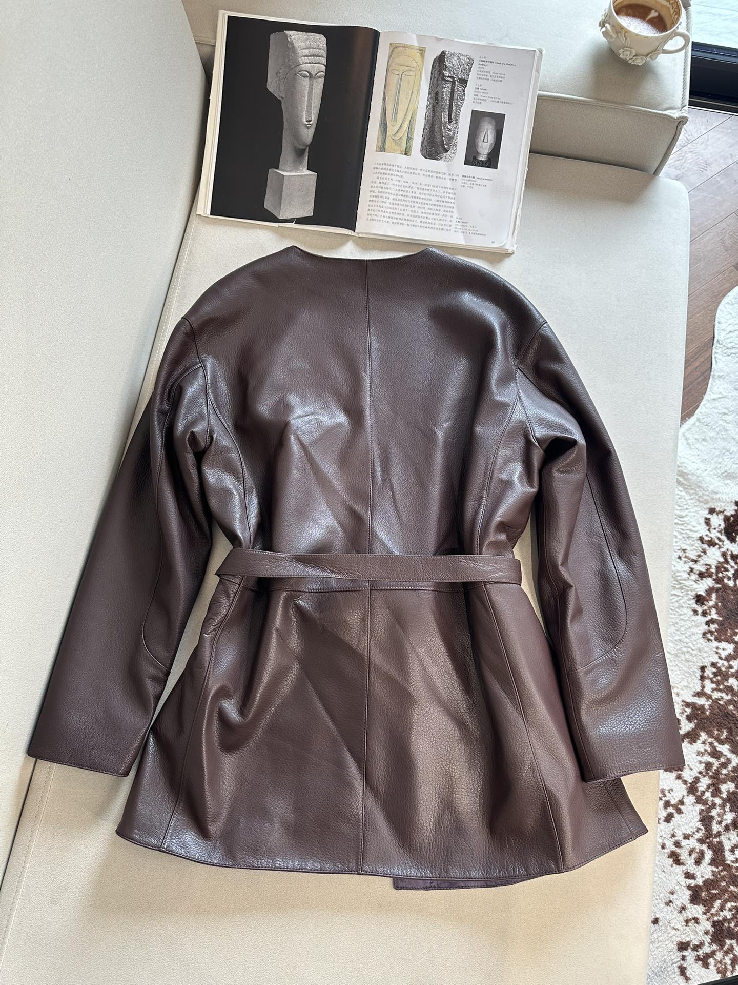 HERMES Женская кожаная куртка HERMES Женская кожаная куртка