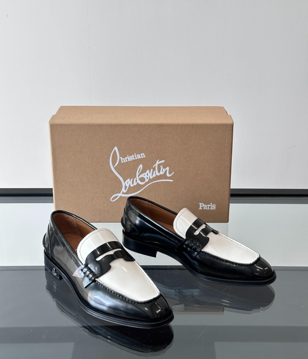 Christian Louboutin Мужские лоферы коровья кожа