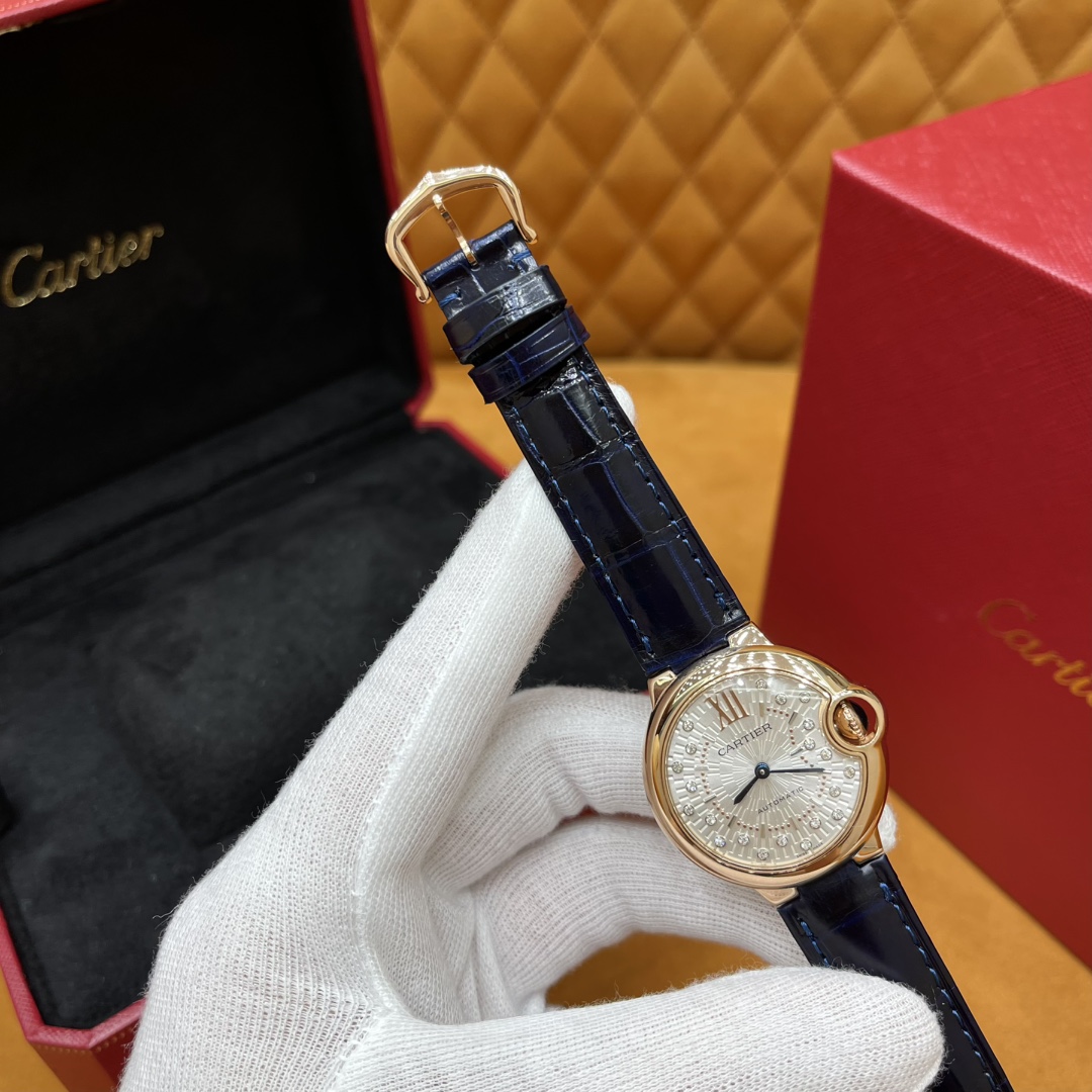 CARTIER Женские часы Cartier Ballon Bleu 33 WGBB0052 CARTIER Женские часы Cartier Ballon Bleu 33 WGBB0052