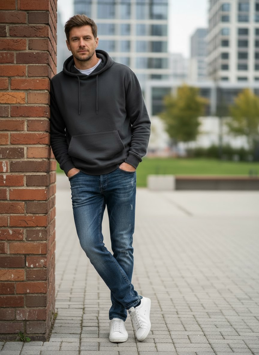 PHILIPP PLEIN Мужские джинсы с потёртостями PHILIPP PLEIN Мужские джинсы с потёртостями