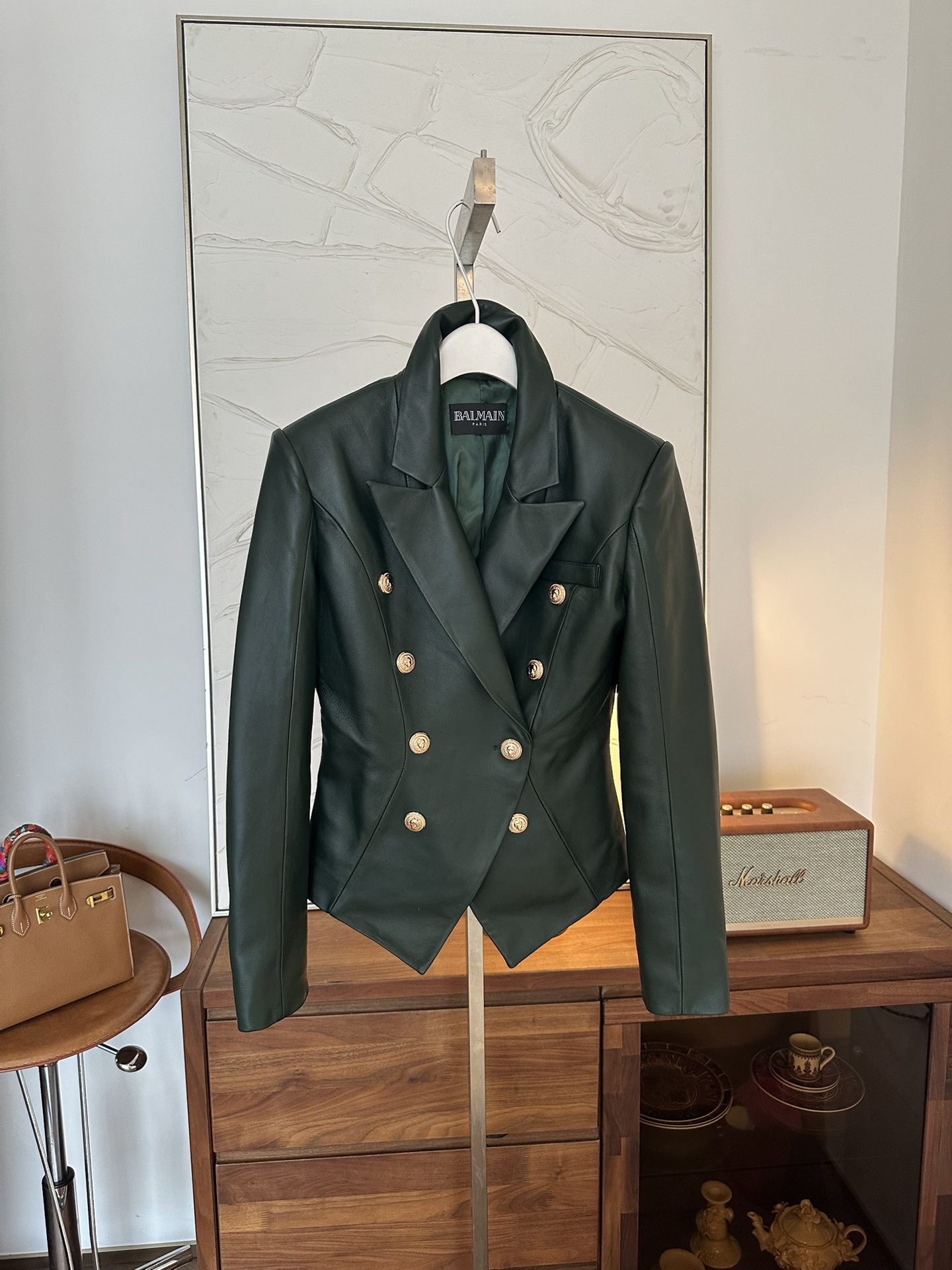 BALMAIN Женский кожаный жакет BALMAIN Женский кожаный жакет