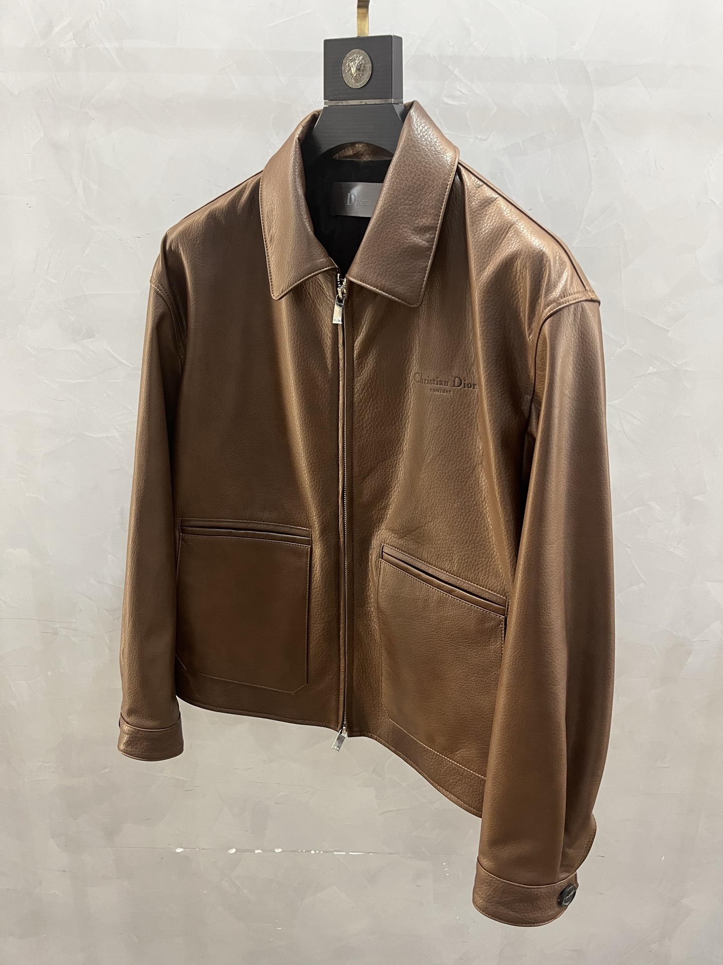 CHRISTIAN DIOR Мужская кожаная куртка CHRISTIAN DIOR Мужская кожаная куртка