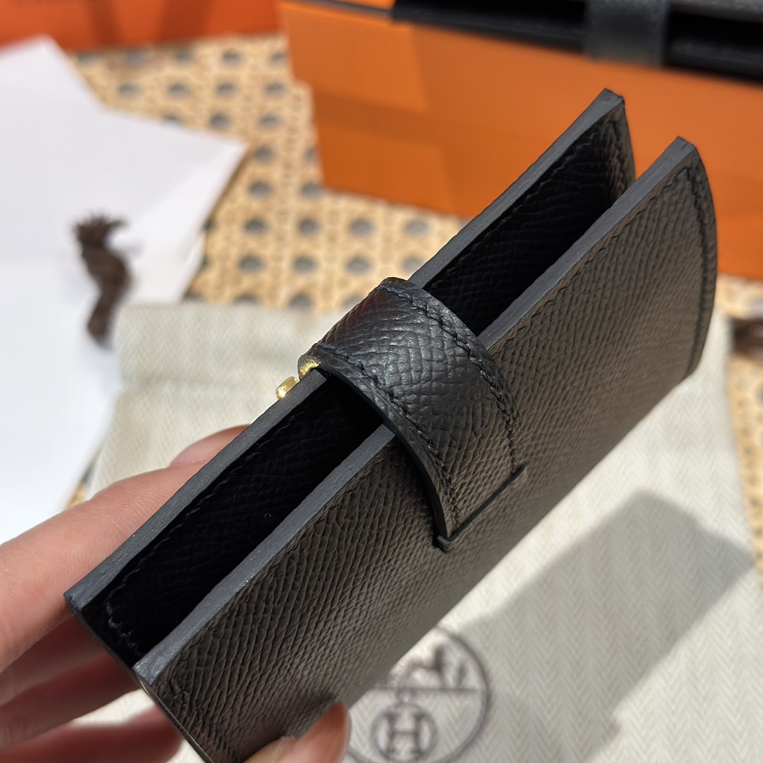 HERMES Кошелёк Bearn 10 см 89/Noir Epsom HERMES Кошелёк Bearn 10 см 89/Noir Epsom