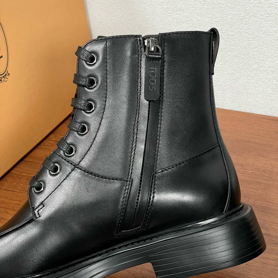 TOD'S Мужские ботинки из телячьей кожи TOD'S Мужские ботинки из телячьей кожи