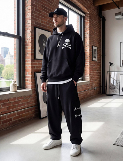 MASTERMIND Мужские брюки wide-cropped