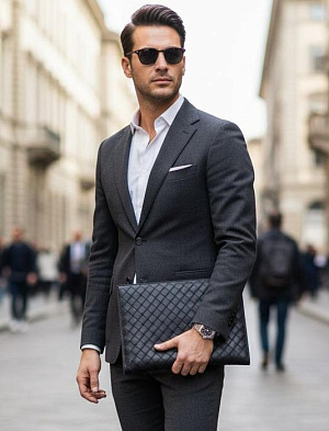 BOTTEGA VENETA Мужская папка-клатч для документов