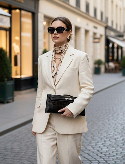 HERMES Женская сумка Kelly Cut 31 см 89/Noir Crocodile