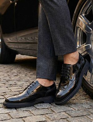 PRADA Мужские туфли-ботинки 