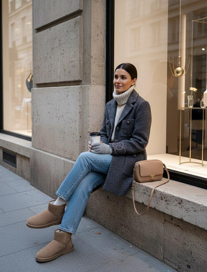 CHANEL Женское шерстяное пальто 