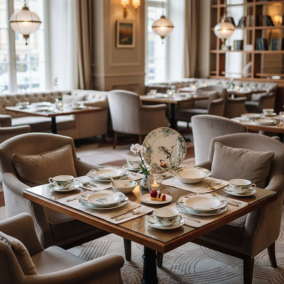 HERMES Набор посуды 41 предмет Carnets d'Equateur