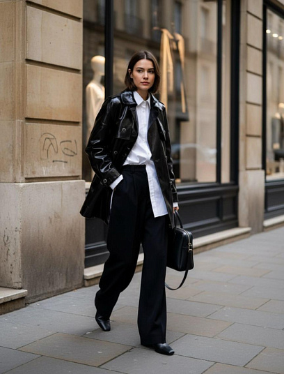 CHANEL Женский тренч из овчины 