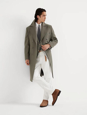 BRUNELLO CUCINELLI Мужское пальто 