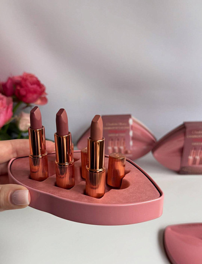 Лимитированный Charlotte Tilbury  Мини-набор помад Iconic Hollywood Lipstick Trio