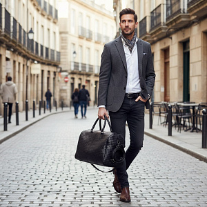 BOTTEGA VENETA Мужская дорожная сумка