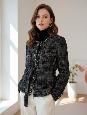 CHANEL Женский пиджак из твида 