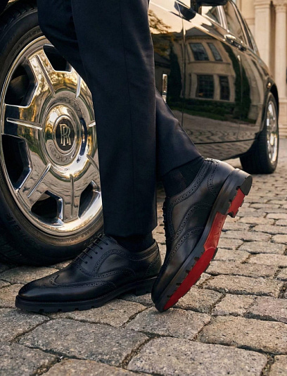 CHRISTIAN LOUBOUTIN Мужские туфли-ботинки