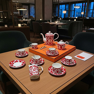 HERMES Чайный сервиз на 6 персон Balcon du Guadalquivir