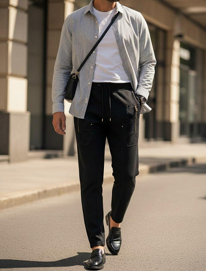 LOUIS VUITTON Мужские брюки 