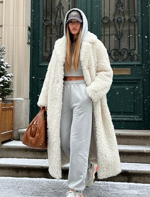 FENDI Женская шуба из овчины 