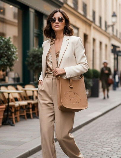 HERMES Женская сумка Evelyne 29 см 4B Clemence