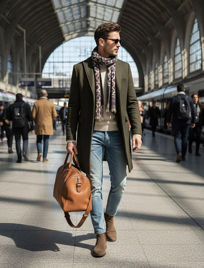 GUCCI Мужские джинсы 