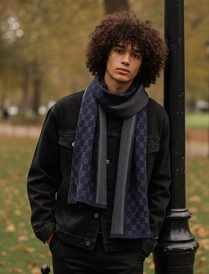 GUCCI Мужской шарф из кашемира 