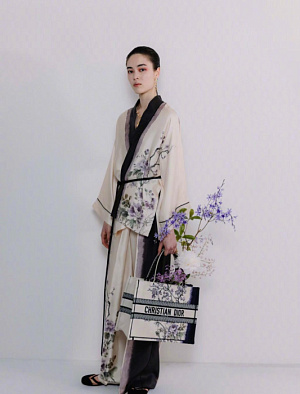 CHRISTIAN DIOR Женская шёлковая рубашка 